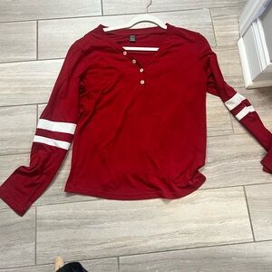Medium long sleeve baseball tee